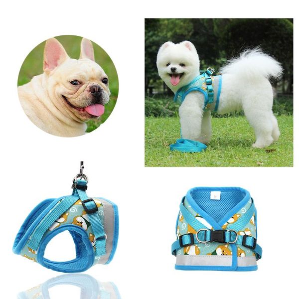 dog collars & leashes harness and leash suit pet cat vest for dogs summer reflective cartoon clothes
dog collars & leashes harness and leash suit pet cat vest for dogs summer reflective cartoon clothes