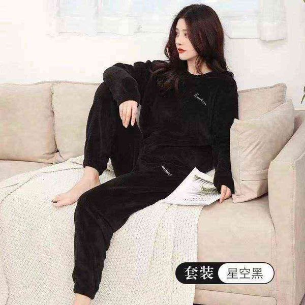 thickened fairy suit autumn and winter coral veet warm loose large pajamas female slacks, Black;red
thickened fairy suit autumn and winter coral veet warm loose large pajamas female slacks, Black;red