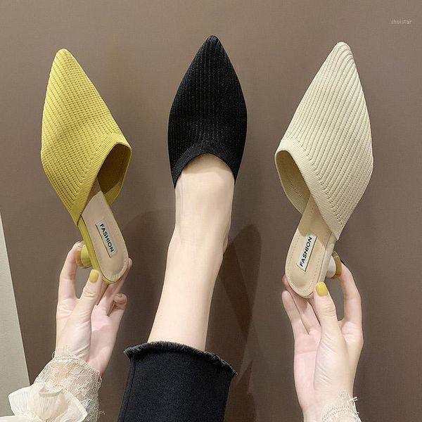 slippers women fashion casual pointed toe female mujer lady woman half mules med stilettos heels loafers slides shoes f900831, Black
slippers women fashion casual pointed toe female mujer lady woman half mules med stilettos heels loafers slides shoes f900831, Black