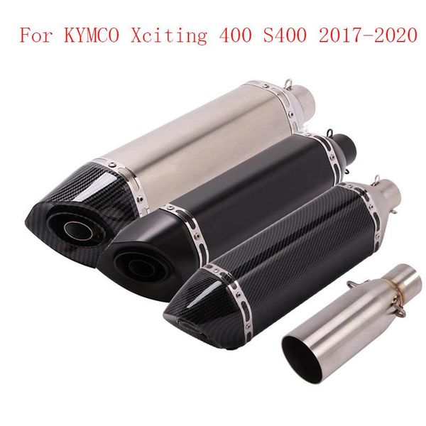 motorcycle exhaust system for kymco xciting 400 s400 2021-2021 pipe middle mid link muffler escape tip
motorcycle exhaust system for kymco xciting 400 s400 2021-2021 pipe middle mid link muffler escape tip