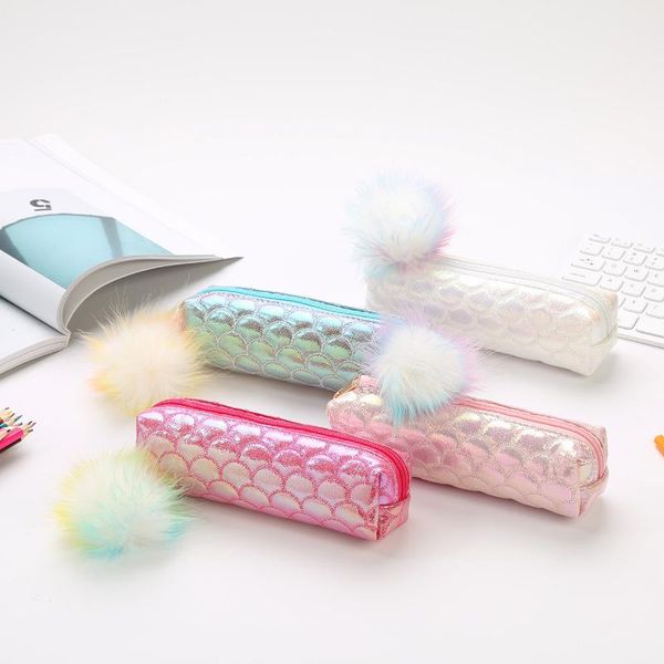 pencil cases mermaid case color hair ball pu student sequins supplies ladies storage bag cute
pencil cases mermaid case color hair ball pu student sequins supplies ladies storage bag cute
