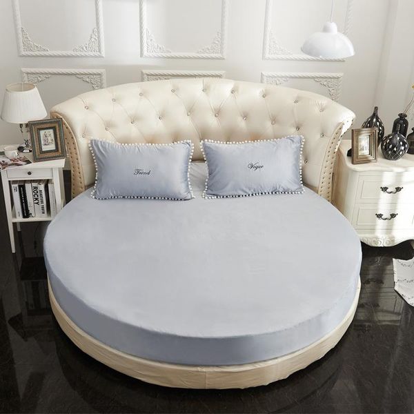 sheets & sets imitation satin silk round fitted bed sheet with elastic solid bedspread linen for themed motel el no case
sheets & sets imitation satin silk round fitted bed sheet with elastic solid bedspread linen for themed motel el no case