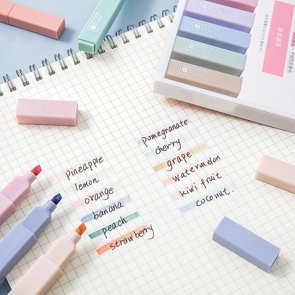 6pcs icecrem stick ins color highlighter marker pen set super soft tip retro morandi liner for drawing paint art school f222 highlighters, Black;red
6pcs icecrem stick ins color highlighter marker pen set super soft tip retro morandi liner for drawing paint art school f222 highlighters, Black;red