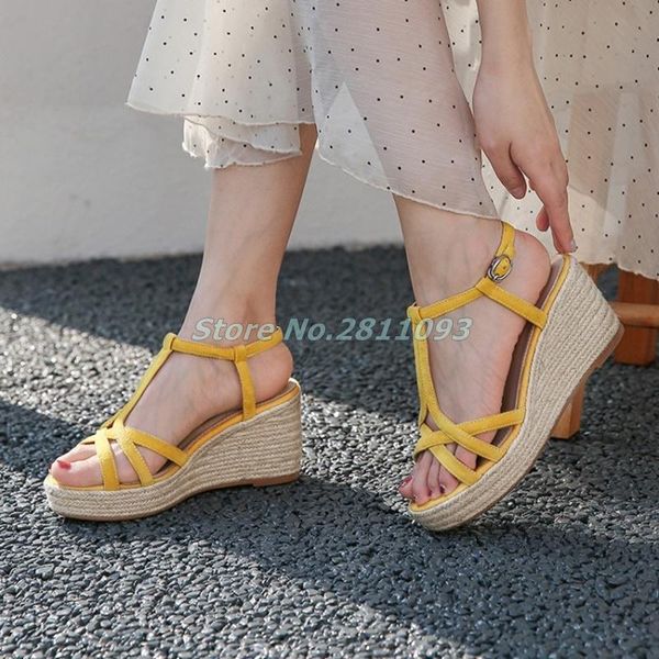 sandals t strap rome women suede yellow apricot black blue summer wedges platform weave rope decor open toe
sandals t strap rome women suede yellow apricot black blue summer wedges platform weave rope decor open toe