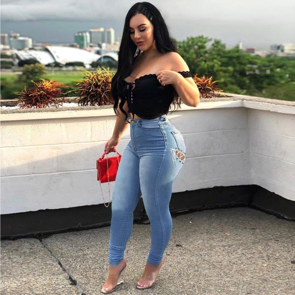 women's jeans jeans, plus size, fashion, personality, commuting, eyelets, straps, slimming, slim pants, trousers, women, Blue
women's jeans jeans, plus size, fashion, personality, commuting, eyelets, straps, slimming, slim pants, trousers, women, Blue