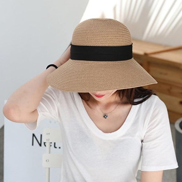 simple foldable wide brim floppy girls straw hat sun beach women summer uv protect travel cap lady female outdoor hats, Black;white
simple foldable wide brim floppy girls straw hat sun beach women summer uv protect travel cap lady female outdoor hats, Black;white