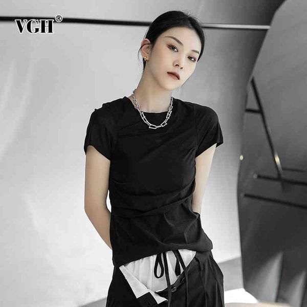 white casual asymmetrical t shirt for women o neck short sleeve korean slim minimalist shirts female summer fashion 210507
white casual asymmetrical t shirt for women o neck short sleeve korean slim minimalist shirts female summer fashion 210507