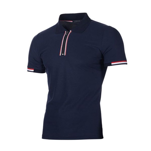 men's polos 2021mens shirt summer short sleeve turn-over collar slim casual breathable solid color business, White;black
men's polos 2021mens shirt summer short sleeve turn-over collar slim casual breathable solid color business, White;black