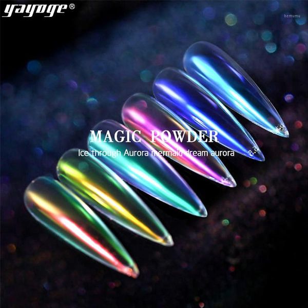 6g/box holographic nail glitter aurora ice pigment magic mirror laser dust for manicure art1, Silver;gold
6g/box holographic nail glitter aurora ice pigment magic mirror laser dust for manicure art1, Silver;gold