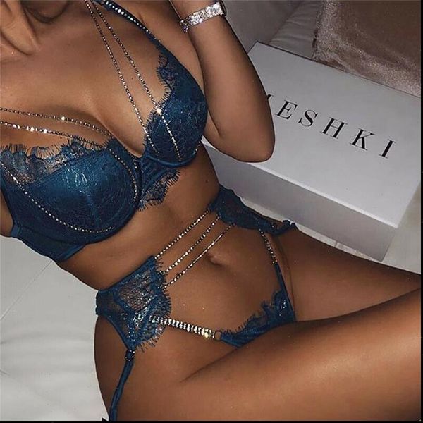3pcs nightgown sparkle crystal womens sleepwears rhinestone chain bra high waist briefs garter belt underwear nightwear sets, Black;red
3pcs nightgown sparkle crystal womens sleepwears rhinestone chain bra high waist briefs garter belt underwear nightwear sets, Black;red