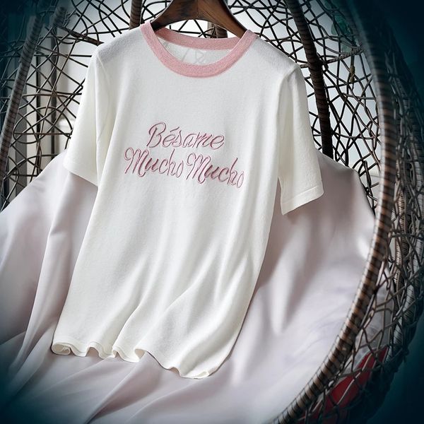 2021 korean summmer cute letter tee shirt femme harajuku ladies short sleeve t shirt women b-052, White
2021 korean summmer cute letter tee shirt femme harajuku ladies short sleeve t shirt women b-052, White