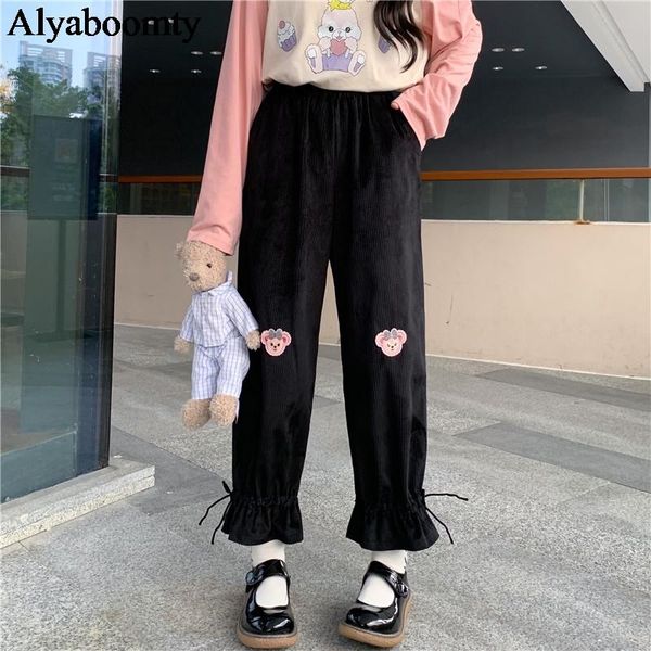 japanese lolita style autumn spring women pants high waist anime embroidery black pink trousers cute kawaii corduroy capris women's &, Black;white
japanese lolita style autumn spring women pants high waist anime embroidery black pink trousers cute kawaii corduroy capris women's &, Black;white
