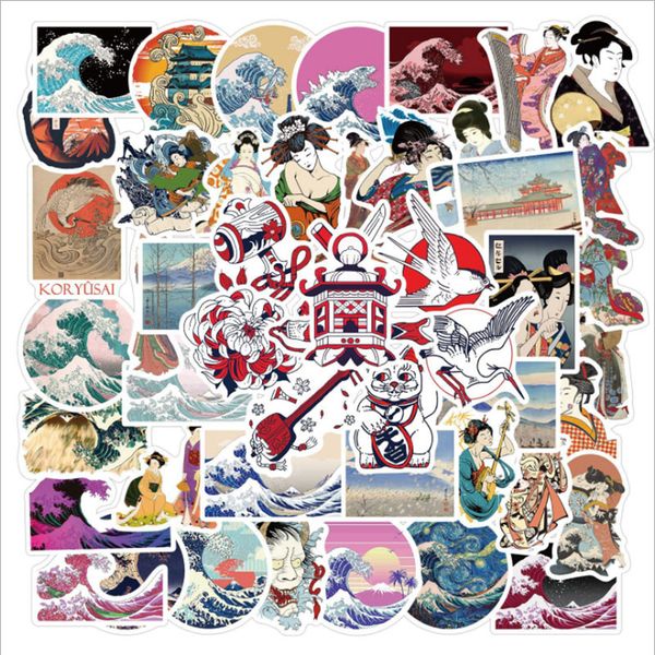 50 pcs ukiyo-e sea graffiti waterproof skateboard travel suitcase phone lapluggage stickers cute kids girl toys
50 pcs ukiyo-e sea graffiti waterproof skateboard travel suitcase phone lapluggage stickers cute kids girl toys