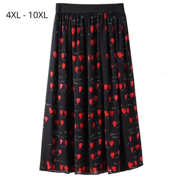 dresses plus size 10xl 8xl 6xl women spring summer skirt femme elegant heart print chiffon ladies elastic high waist midi skirts, Black;gray
dresses plus size 10xl 8xl 6xl women spring summer skirt femme elegant heart print chiffon ladies elastic high waist midi skirts, Black;gray