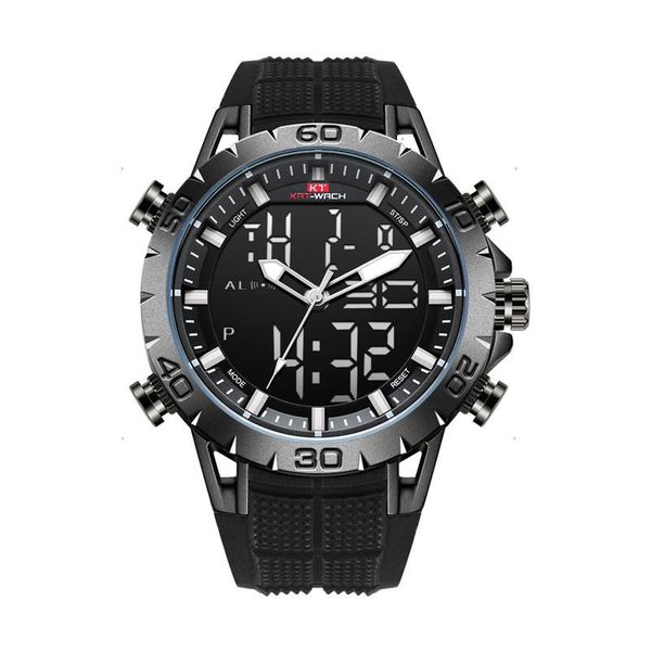 Kt1812 Money Men Outdoor Sports More Function Electronic Watch Big Dial Military Brigade Waterproof Luminous Wristwatches, Slivery;brown
Kt1812 Money Men Outdoor Sports More Function Electronic Watch Big Dial Military Brigade Waterproof Luminous Wristwatches, Slivery;brown