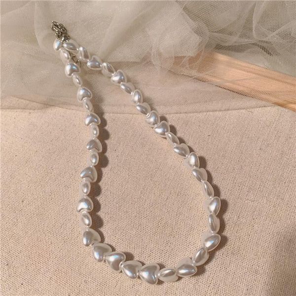 pendant necklaces heart shaped pearl necklace white geometric elegant for women girls friends party travel valentine jewelry, Silver
pendant necklaces heart shaped pearl necklace white geometric elegant for women girls friends party travel valentine jewelry, Silver