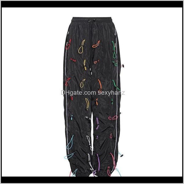 capris womens clothing apparel drop delivery fashion street dstring casual woman jogger pancts elastic high waist loose straight wide leg pa, Black;white
capris womens clothing apparel drop delivery fashion street dstring casual woman jogger pancts elastic high waist loose straight wide leg pa, Black;white