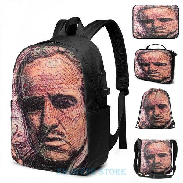 backpack funny graphic print the godfather(3) usb charge men school bags women bag travel laptop
backpack funny graphic print the godfather(3) usb charge men school bags women bag travel laptop
