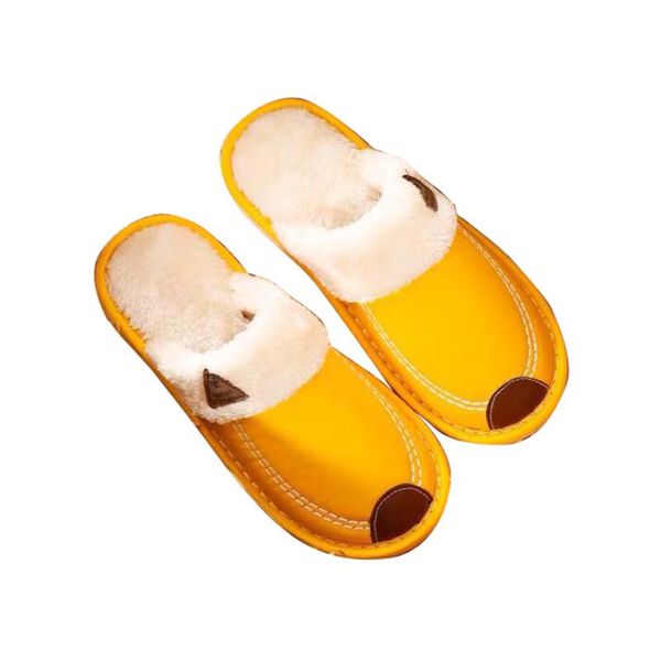 slippers cotton women non-slip waterproof indoor confinement shoes thick bottom pu leather home men winter, Black
slippers cotton women non-slip waterproof indoor confinement shoes thick bottom pu leather home men winter, Black