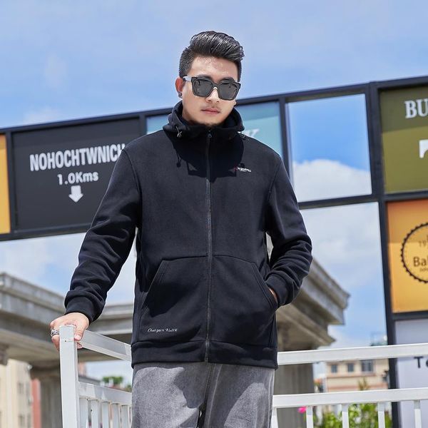men's jackets -8xl large size hooded jacket autumn and winter plus loose fat hoody polar fleece cardigan black overcoat outdoor, Black;brown
men's jackets -8xl large size hooded jacket autumn and winter plus loose fat hoody polar fleece cardigan black overcoat outdoor, Black;brown