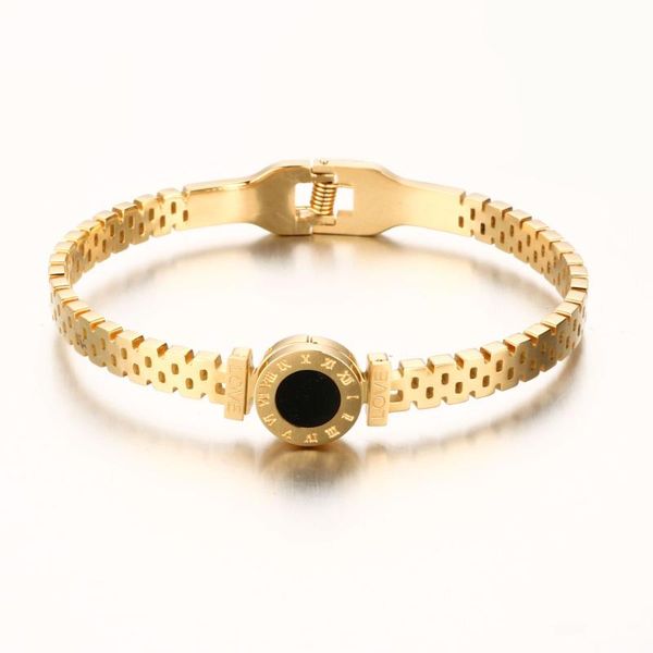 bangle trendy roman numeral design black stone bracelets for women men hollow out open bangles
bangle trendy roman numeral design black stone bracelets for women men hollow out open bangles