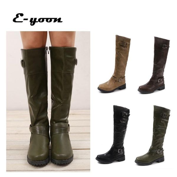 boots 2021 autumn women knee high women's zip leather buckle woman low heels ladies belt female shoes big size, Black
boots 2021 autumn women knee high women's zip leather buckle woman low heels ladies belt female shoes big size, Black