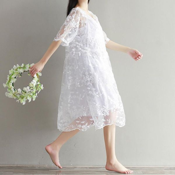 maternity clothing summer twinset lace one-piece dress white embroidery for pregnant dresses
maternity clothing summer twinset lace one-piece dress white embroidery for pregnant dresses
