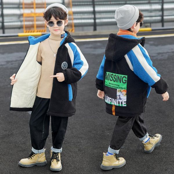 jackets girls boys coat jacket thicken plus velvet 2021 classic winter cotton plus size overcoat children's clothes, Blue;gray
jackets girls boys coat jacket thicken plus velvet 2021 classic winter cotton plus size overcoat children's clothes, Blue;gray