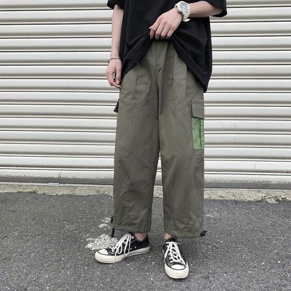 spring summer leggings pants men's loose casual wide-legged wild ins trend hong kong style drawstring overalls tide brand, Black
spring summer leggings pants men's loose casual wide-legged wild ins trend hong kong style drawstring overalls tide brand, Black