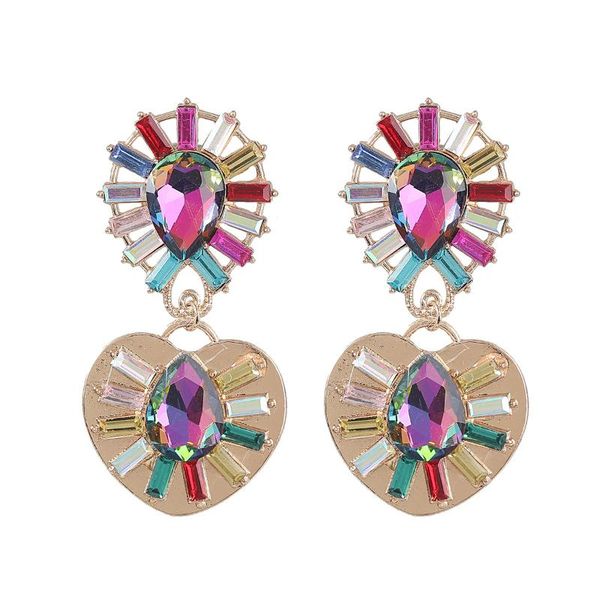dangle & chandelier magnifique rhinestone alloy heart pendant earings for women fashion jewelry girls' daily collection earrings access, Silver
dangle & chandelier magnifique rhinestone alloy heart pendant earings for women fashion jewelry girls' daily collection earrings access, Silver