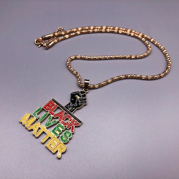 fist alphabetic imitation diamond black lives matter necklace creative accessories pendant collarbone chain custom, Silver
fist alphabetic imitation diamond black lives matter necklace creative accessories pendant collarbone chain custom, Silver