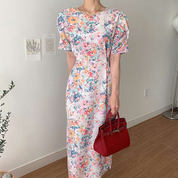 casual dresses dress women clothessummer sweet round neck contrast lace up waist slim split bubble sleeve f nsx7, Black;gray
casual dresses dress women clothessummer sweet round neck contrast lace up waist slim split bubble sleeve f nsx7, Black;gray