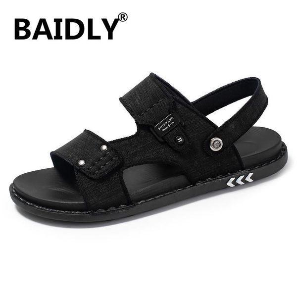 sandals summer men shoes leather antiskid beach male slippers fashion outdoor flip flops sandalia masculina, Black
sandals summer men shoes leather antiskid beach male slippers fashion outdoor flip flops sandalia masculina, Black