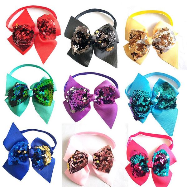 dog apparel 50pcs europea style shining sequins pet bow tie adjustable middle large collar grooming acessories
dog apparel 50pcs europea style shining sequins pet bow tie adjustable middle large collar grooming acessories
