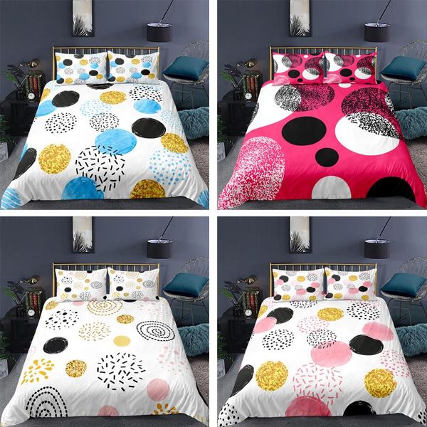 colorful 3d geometric bedding set cartoon circle printed duvet cover for kids girls 2/3pc king quilt bed sets
colorful 3d geometric bedding set cartoon circle printed duvet cover for kids girls 2/3pc king quilt bed sets