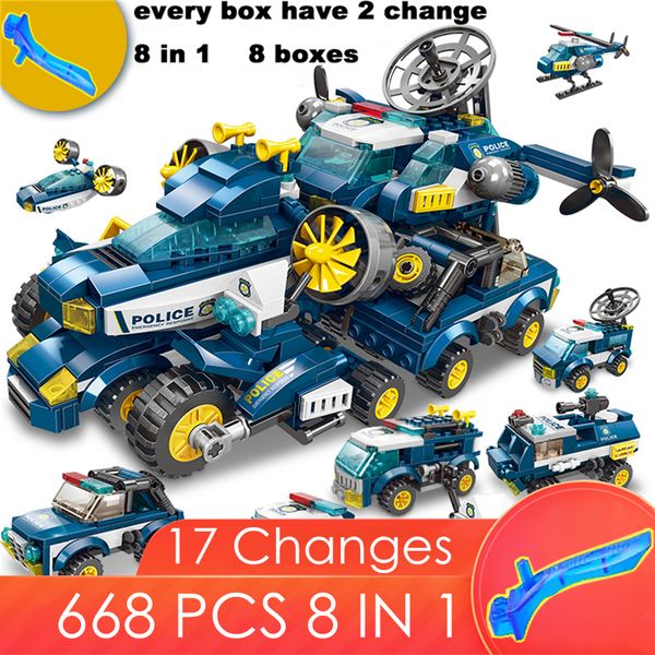 668pcs building blocks city police series toys vehicle aircraft car boy 8 in 1 educational blocks compatible bricks
668pcs building blocks city police series toys vehicle aircraft car boy 8 in 1 educational blocks compatible bricks