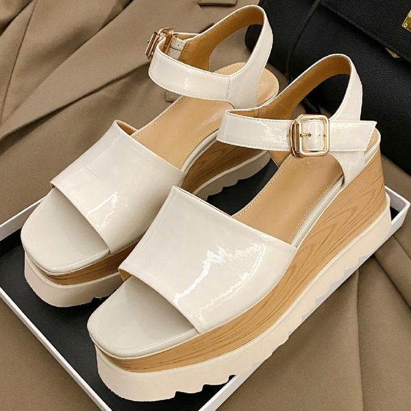dress shoes women's genuine leather thick sole platform flats sandals ankle strap open toe summer female comfortable punk daily women, Black
dress shoes women's genuine leather thick sole platform flats sandals ankle strap open toe summer female comfortable punk daily women, Black