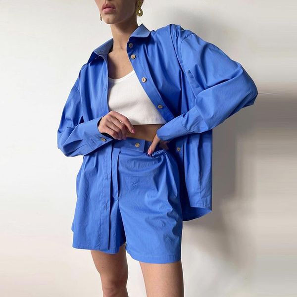women's tracksuits 2pcs female suit shirts set solid color turn-down collar long sleeve single-breasted shorts outfit for women autumn, Gray
women's tracksuits 2pcs female suit shirts set solid color turn-down collar long sleeve single-breasted shorts outfit for women autumn, Gray