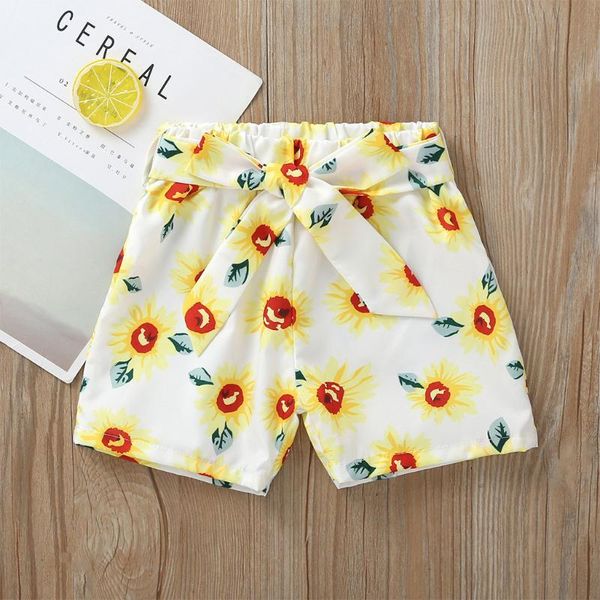 shorts (6m-4y) girls' cute sunflower floral print mid waist casual pants bow-tie clothes outfits 2021, Black
shorts (6m-4y) girls' cute sunflower floral print mid waist casual pants bow-tie clothes outfits 2021, Black