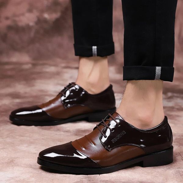 dress shoes plus size 38-48 leather formal men brown oxford wedding classic black lace-up banquet flats sapato masculino
dress shoes plus size 38-48 leather formal men brown oxford wedding classic black lace-up banquet flats sapato masculino