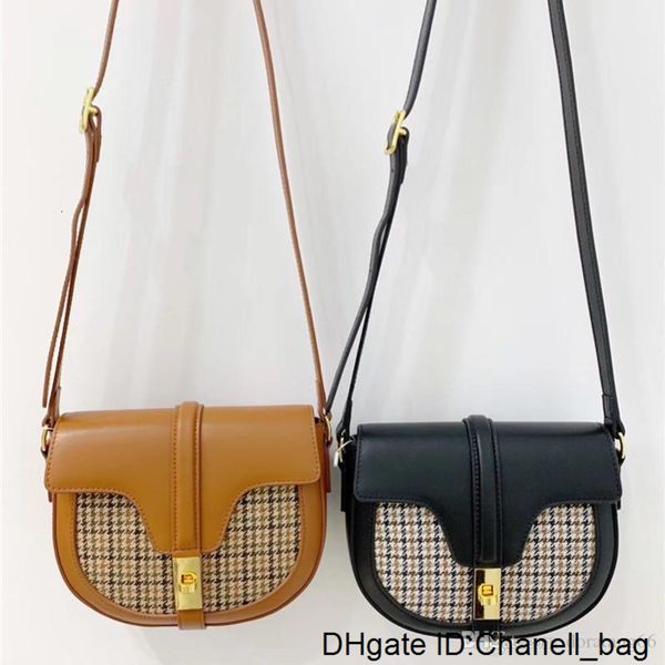 80 designer luxury handbags purses women shoulder bag genuine leather with houndstooth fabric cross-body saddle handbag high qu
80 designer luxury handbags purses women shoulder bag genuine leather with houndstooth fabric cross-body saddle handbag high qu