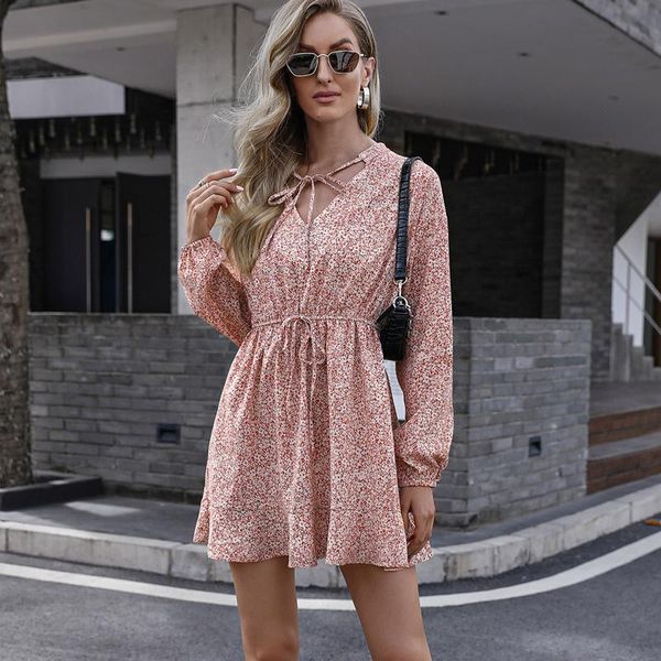 casual dresses fashion women floral printed dress v-neck lantern long sleeve lace-up ruffle hem flared mini drawstring waist slim, Black;gray
casual dresses fashion women floral printed dress v-neck lantern long sleeve lace-up ruffle hem flared mini drawstring waist slim, Black;gray