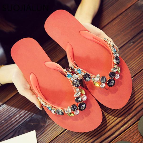 slippers women's summer slipper brand crystal beach flip flops lady women flat heel casual zapatos mujer, Black
slippers women's summer slipper brand crystal beach flip flops lady women flat heel casual zapatos mujer, Black
