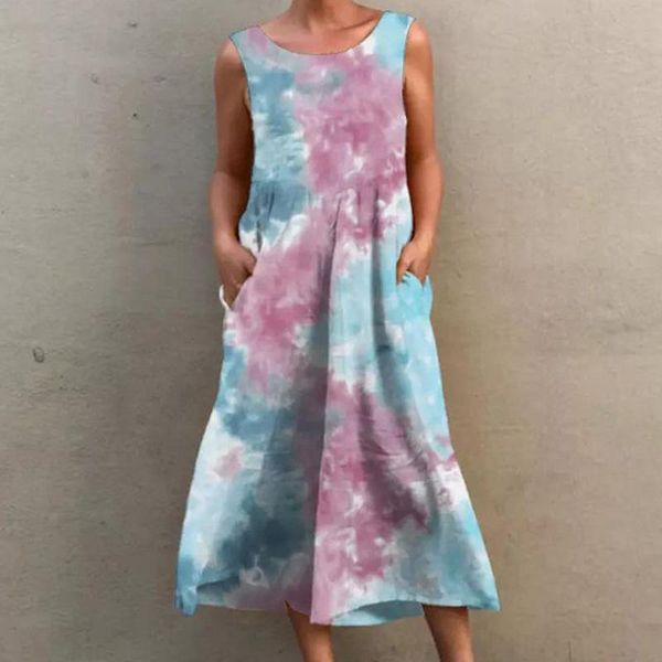 casual dresses summer fashion tie-dyed temperament comment mid waist o-neck sleeve pocket plus size women midi dress, Black;gray
casual dresses summer fashion tie-dyed temperament comment mid waist o-neck sleeve pocket plus size women midi dress, Black;gray