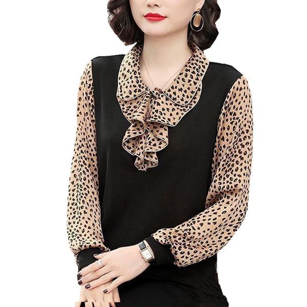 womens chiffon leopard print and blouses mother long sleeve plus size 4xl 5xl basic fashion shirts for women mujer 2021 women's &, White
womens chiffon leopard print and blouses mother long sleeve plus size 4xl 5xl basic fashion shirts for women mujer 2021 women's &, White
