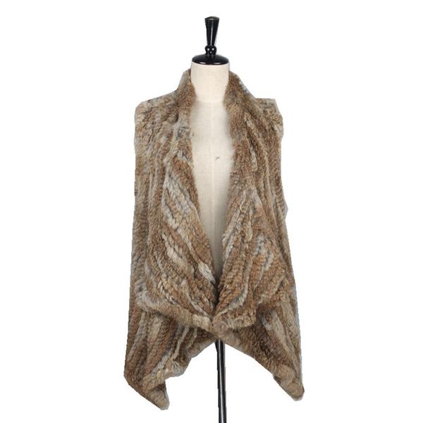 women's fur & faux autumn winter genuine real knitted cardigan vest lady waistcoat female gilet vf7000, Black
women's fur & faux autumn winter genuine real knitted cardigan vest lady waistcoat female gilet vf7000, Black