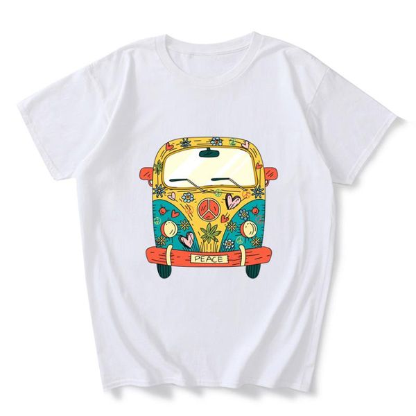 men's t-shirts hippies peace and love vintage t shirt trip car hippy festival gift graphic cotton casual tee birthday present, White;black
men's t-shirts hippies peace and love vintage t shirt trip car hippy festival gift graphic cotton casual tee birthday present, White;black
