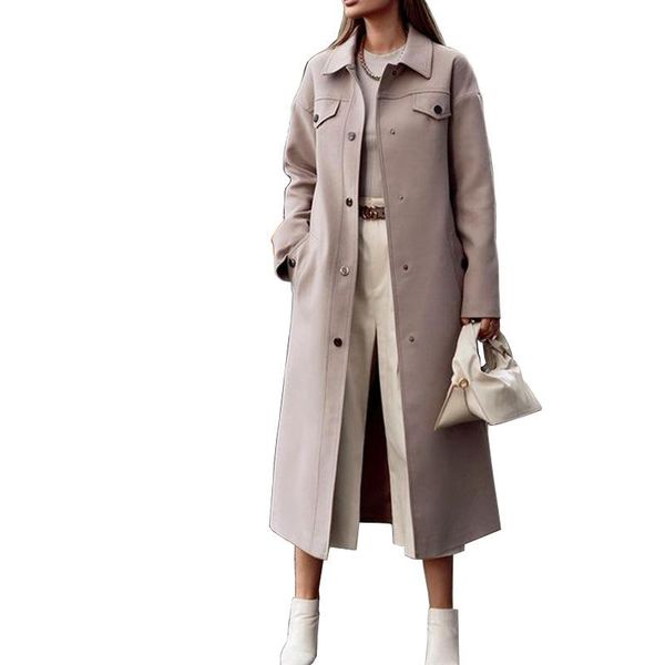 Women's Trench Coats Coat Women Turn-Down Collar Full Sleeve Loose Outwear Ladies Spring Autumn Midi-Length Elegant Windbreaker Female CX229, Tan;black
Women's Trench Coats Coat Women Turn-Down Collar Full Sleeve Loose Outwear Ladies Spring Autumn Midi-Length Elegant Windbreaker Female CX229, Tan;black