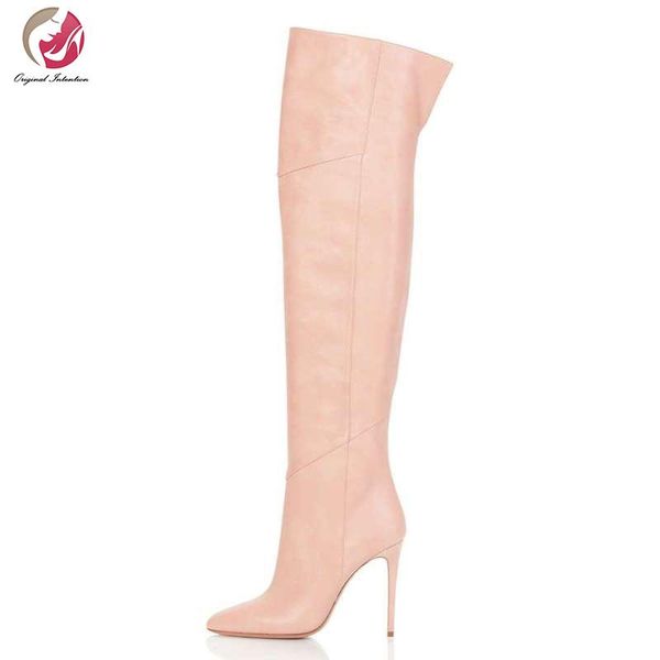 boots original intention sweet lady winter light pink over the knee high woman pointed toe thin heels shoes plus size, Black
boots original intention sweet lady winter light pink over the knee high woman pointed toe thin heels shoes plus size, Black