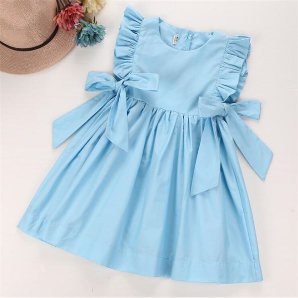 fresh girl summer clothes flying sleeve kids a-line cotton dress with bows on the side little girls solid sundress 210529, Red;yellow
fresh girl summer clothes flying sleeve kids a-line cotton dress with bows on the side little girls solid sundress 210529, Red;yellow